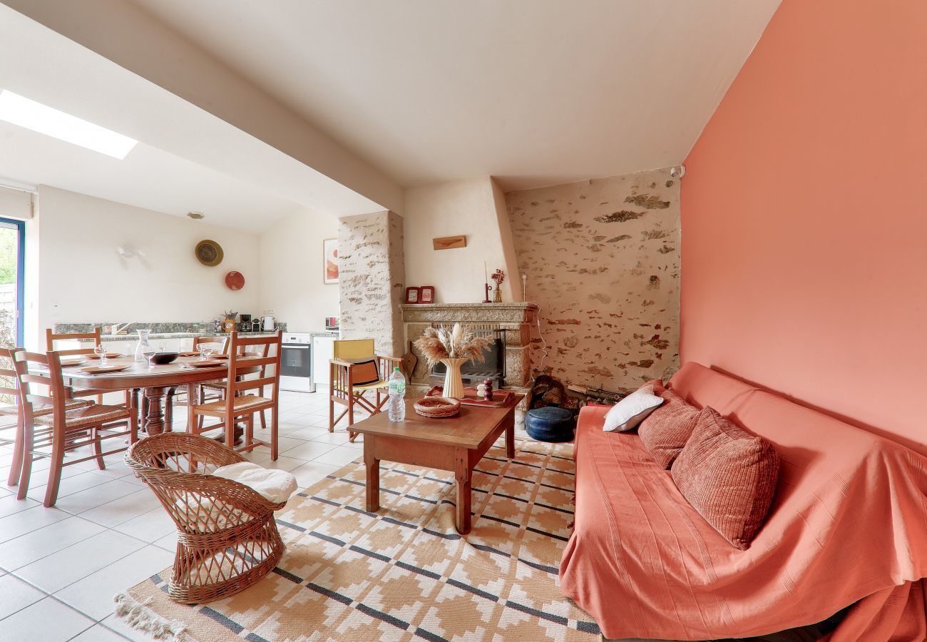 Casa en Saint-Gildas-de-Rhuys - Casa para 6 adultos/2 niños con jardín