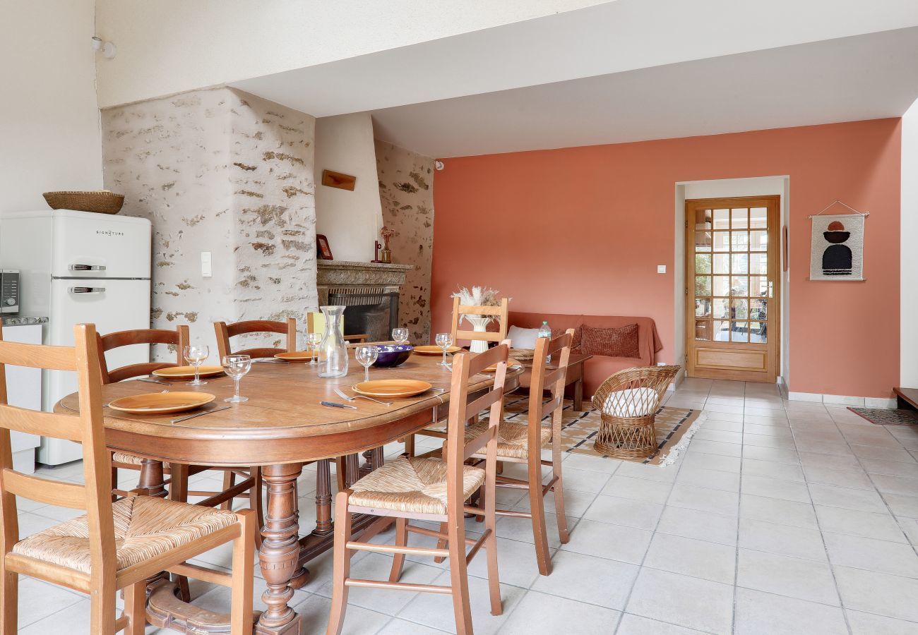Casa en Saint-Gildas-de-Rhuys - Casa para 6 adultos/2 niños con jardín