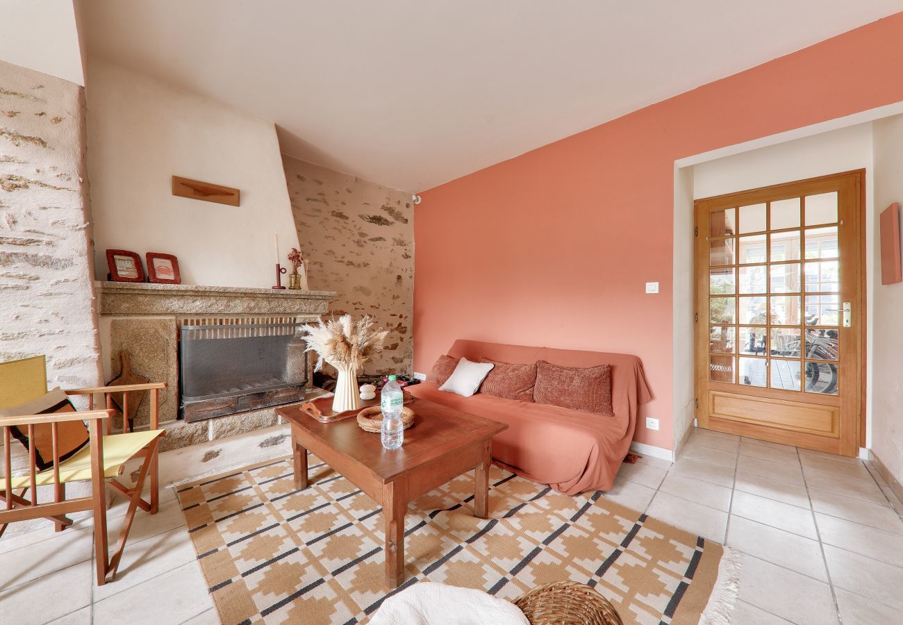 Casa en Saint-Gildas-de-Rhuys - Casa para 6 adultos/2 niños con jardín
