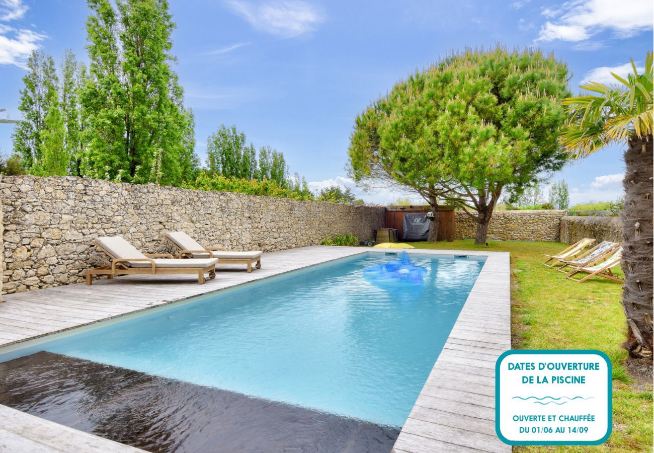 Casa en La Guérinière - Piscina climatizada, jardín, 8 adultos y 2 niños