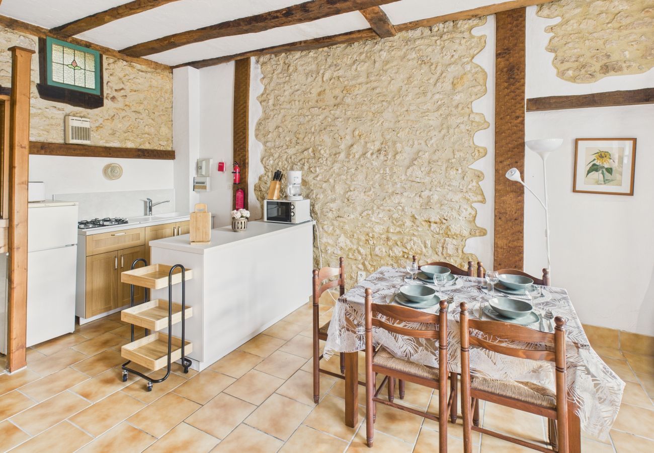 Casa en Montignac - Casa adosada, 4 adultos y 1 niño, piscina