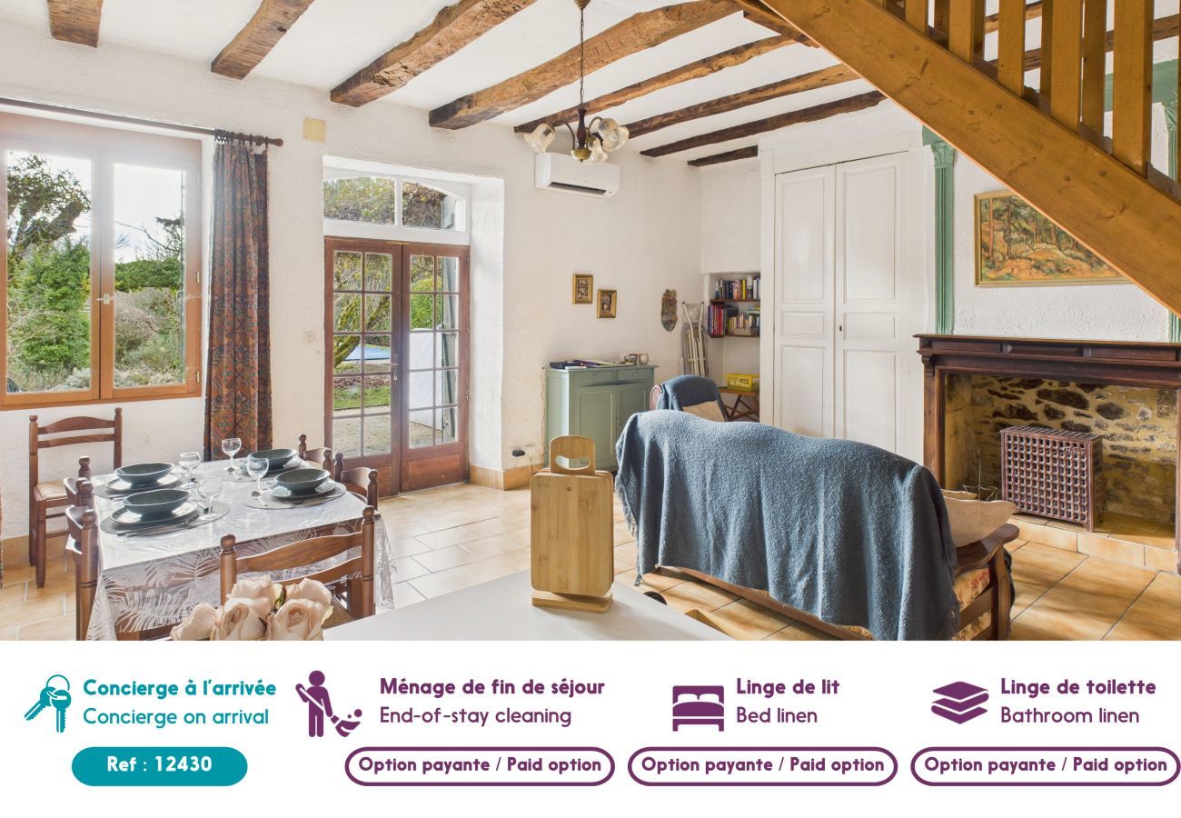 Casa en Montignac - Casa adosada, 4 adultos y 1 niño, piscina