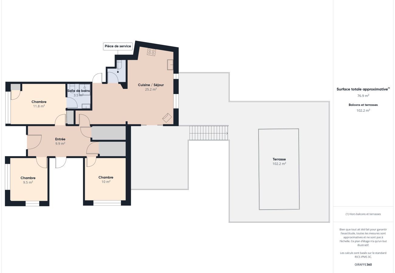 Casa en Pléneuf-Val-André - Piscina climatizada, playa a 700m, casa para 6