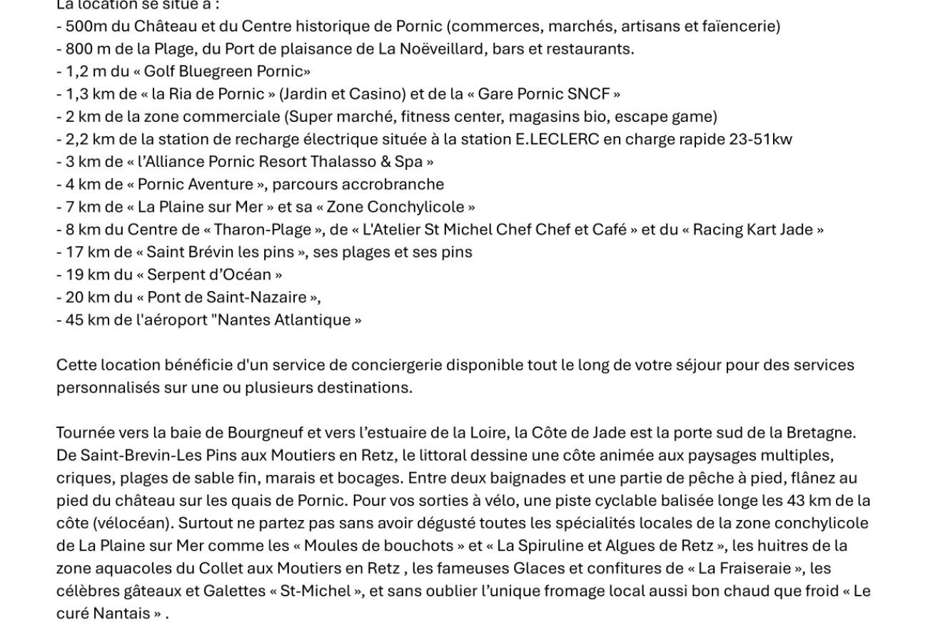 Apartamento en Pornic - Apartamento en planta baja para 4 personas. A 600m del mar.