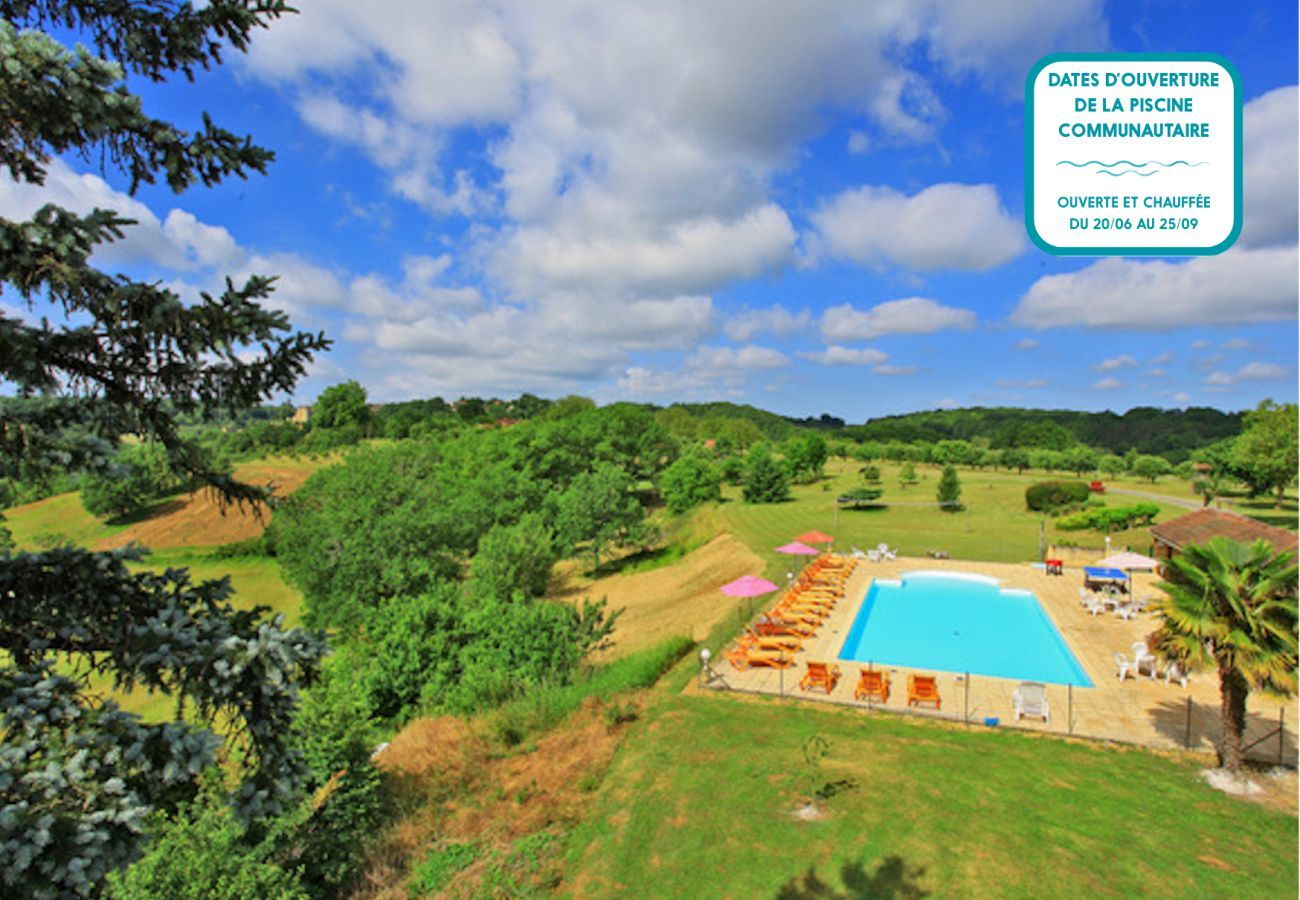 Chalet en Salignac-Eyvigues - La Brousse nº1 - piscina - 5 pers. con jardín