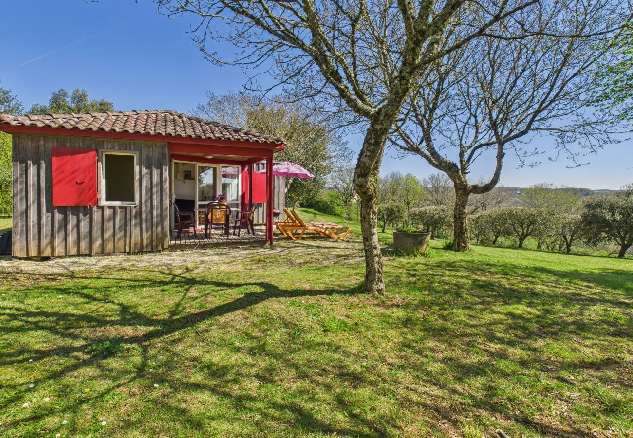 Chalet en Salignac-Eyvigues - Chalet La Brousse para 5 personas con piscina