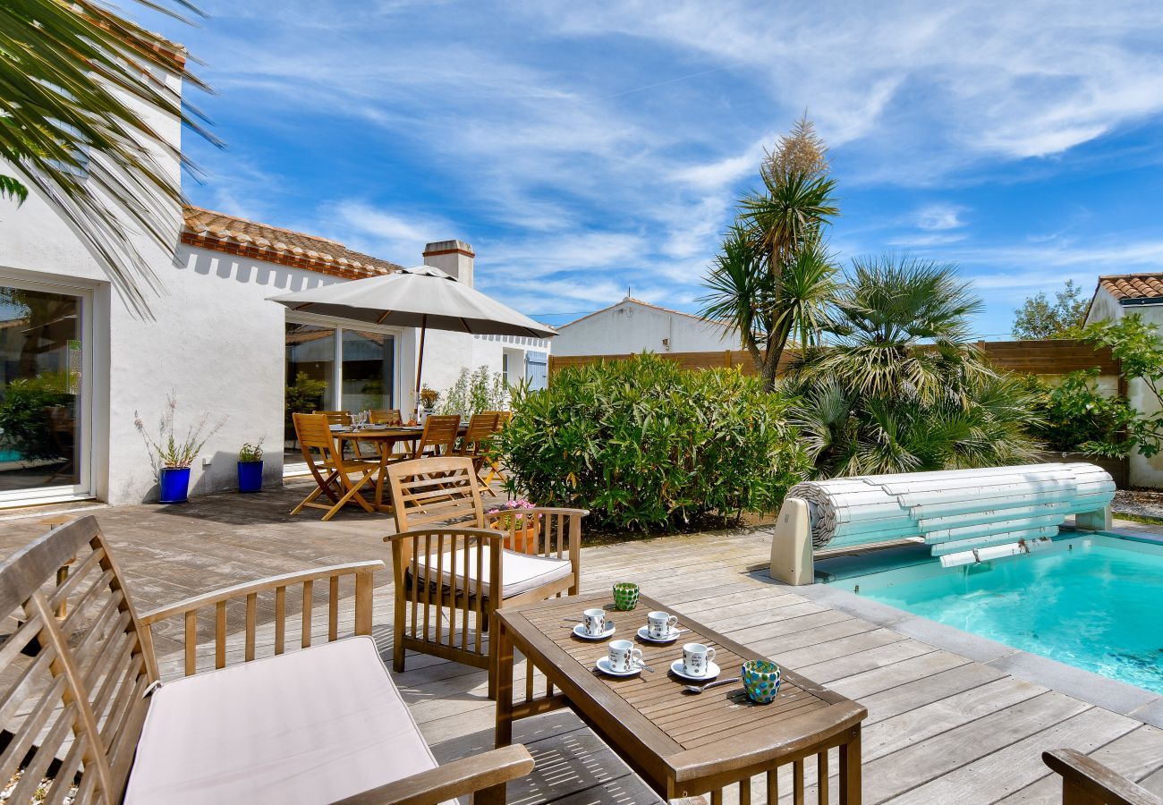 Casa en Noirmoutier-en-l´Ile - Piscina climatizada, playa a 800m, villa para 8