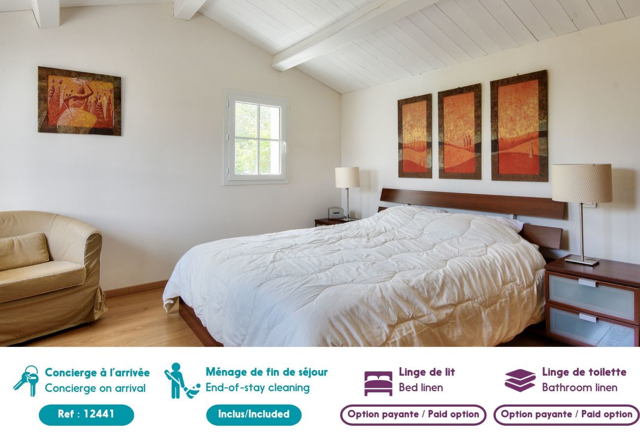Casa en Noirmoutier-en-l´Ile - Piscina climatizada, playa a 800m, villa para 8