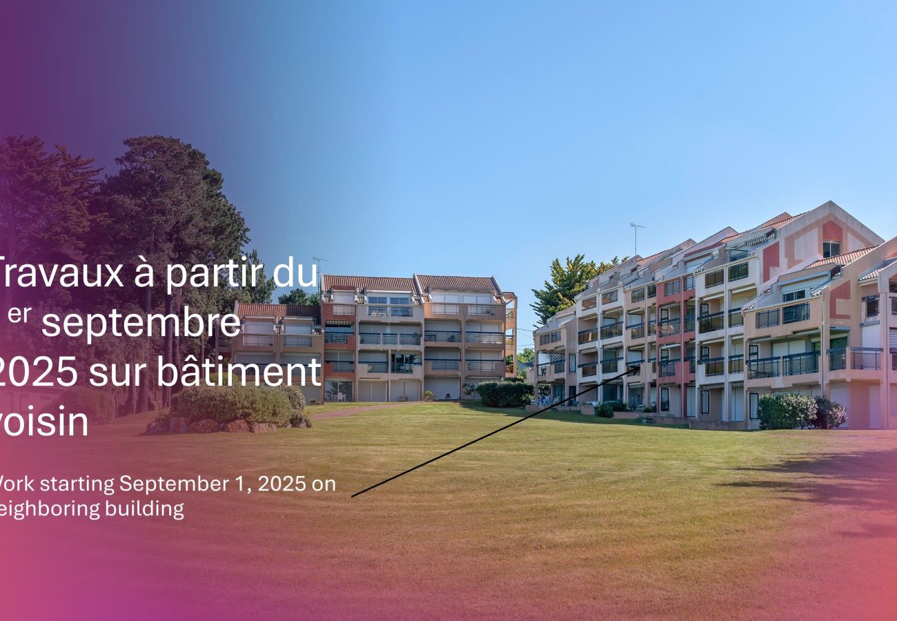 Apartamento en Pornic - Apartamento en primera línea de mar para 4