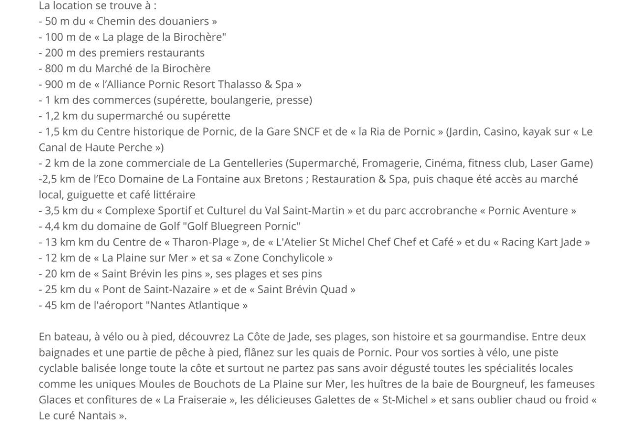 Apartamento en Pornic - Apartamento en primera línea de mar para 4