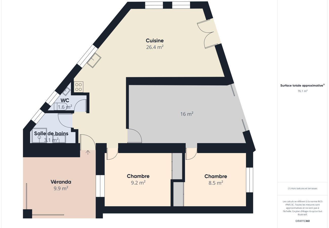 Casa en Longeville-sur-Mer - Casa en Les Conches, jardín, 4 personas