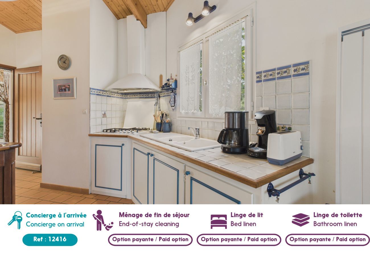 Casa en Longeville-sur-Mer - Casa en Les Conches, jardín, 4 personas