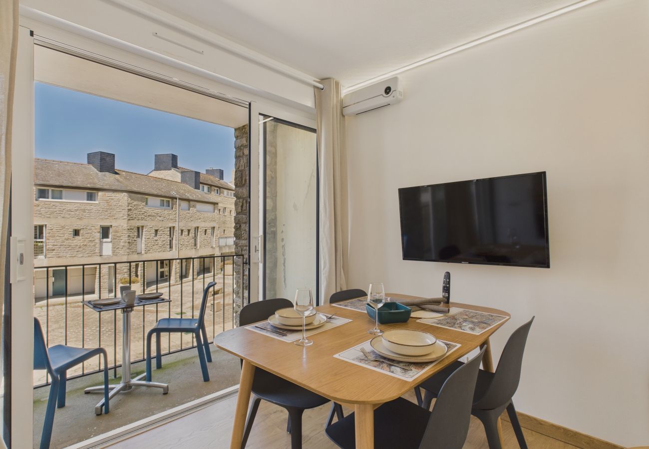 Apartamento en Arzon - Apartamento para 2 con balcón junto al mar