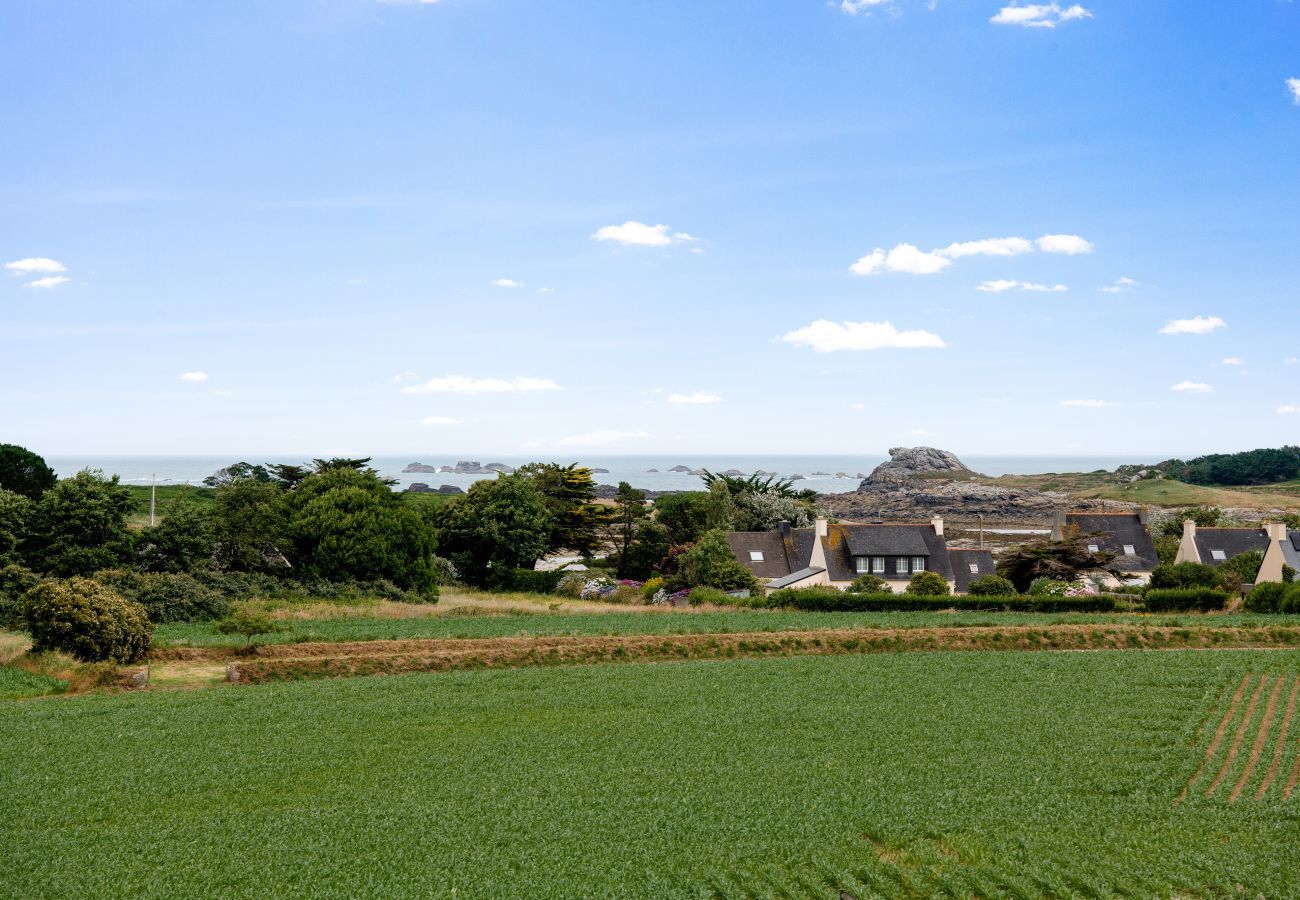 Casa en Plouguerneau - Vista al mar – Casa para 8 con jardín y terraza