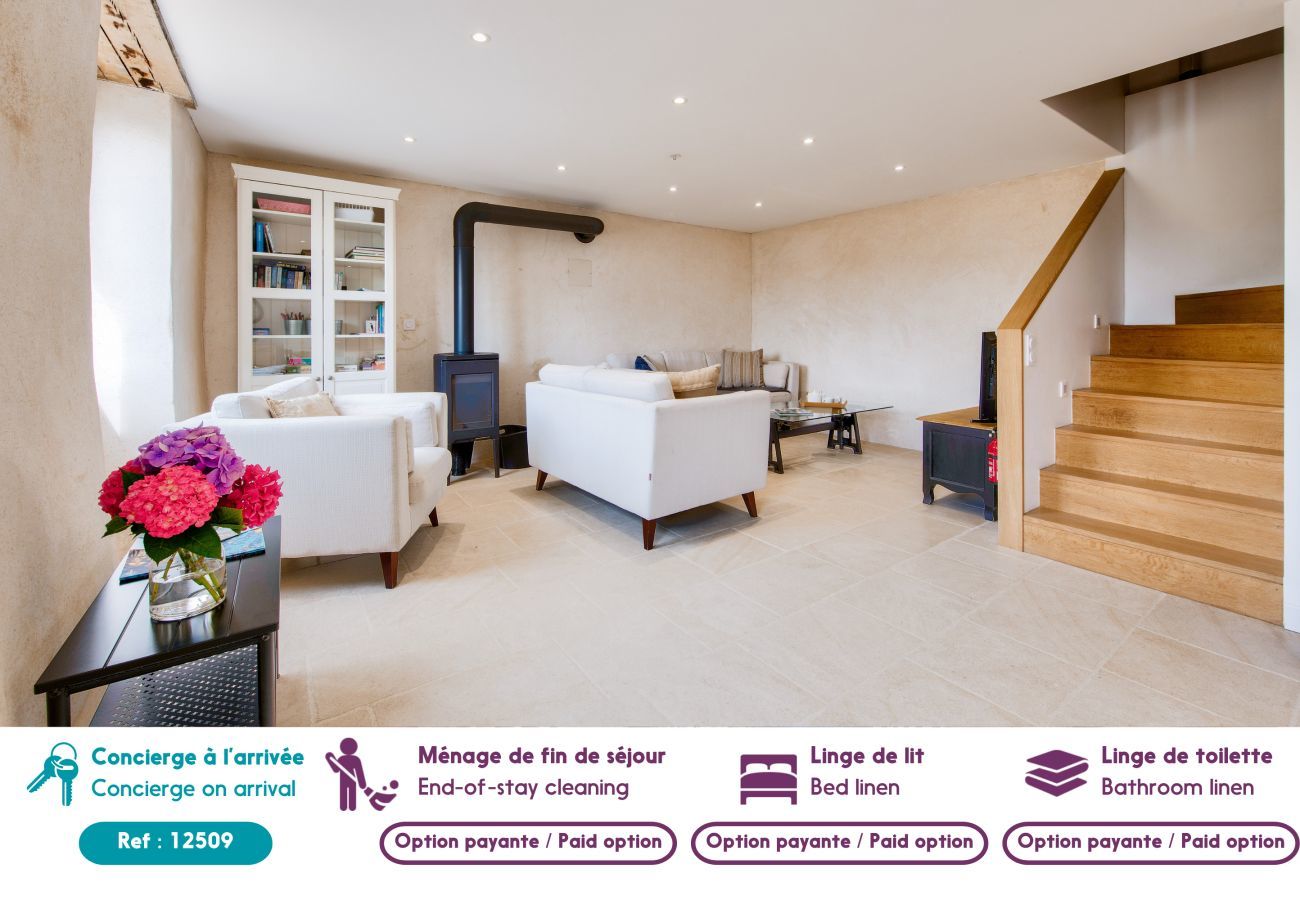 Casa en Kerlouan - A 800 m de la playa, casa para 6 con jardín
