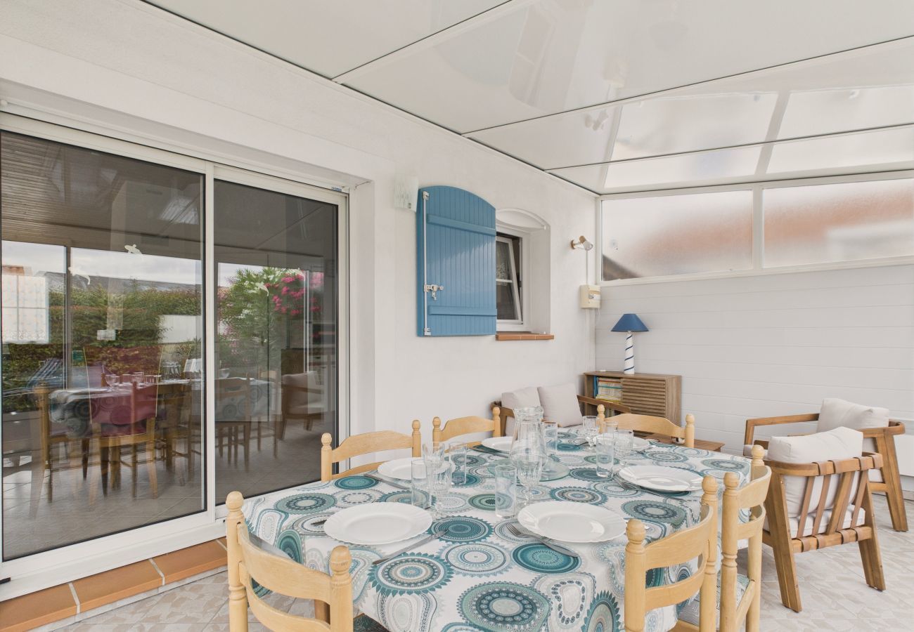 Casa en Saint-Hilaire-de-Riez - Jardín y terraza - Casa para 6 en St Gilles