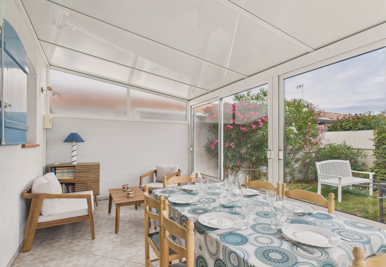 Casa en Saint-Hilaire-de-Riez - Jardín y terraza - Casa para 6 en St Gilles