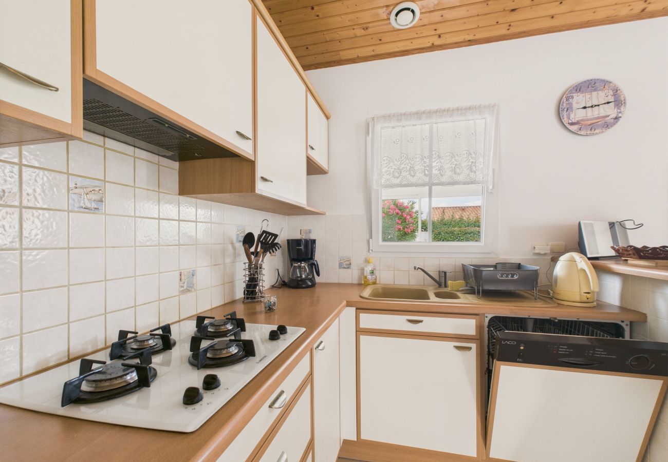 Casa en Saint-Hilaire-de-Riez - Jardín y terraza - Casa para 6 en St Gilles