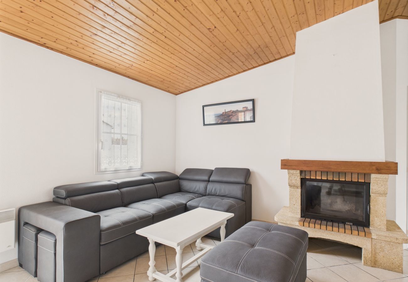 Casa en Saint-Hilaire-de-Riez - Jardín y terraza - Casa para 6 en St Gilles
