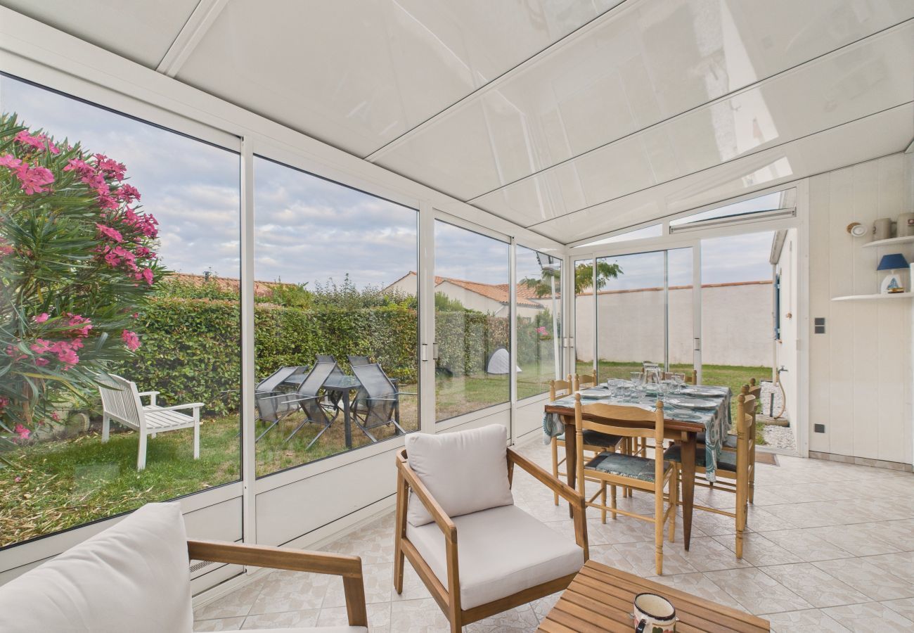Casa en Saint-Hilaire-de-Riez - Jardín y terraza - Casa para 6 en St Gilles