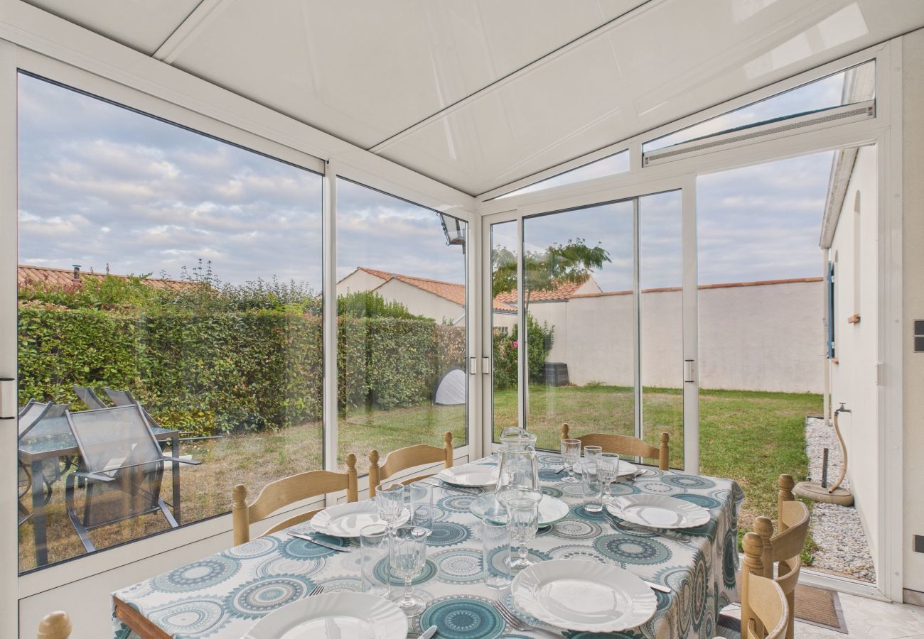 Casa en Saint-Hilaire-de-Riez - Jardín y terraza - Casa para 6 en St Gilles