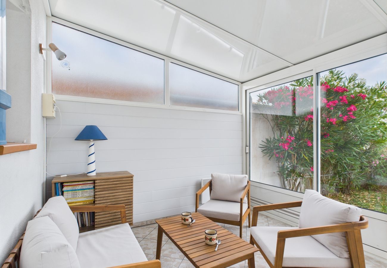 Casa en Saint-Hilaire-de-Riez - Jardín y terraza - Casa para 6 en St Gilles