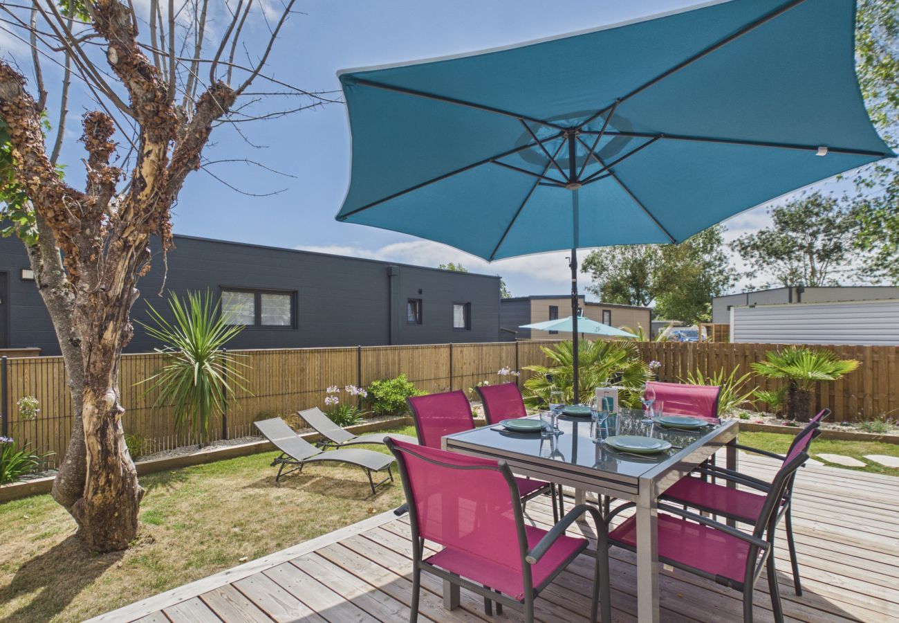 Chalet en Saint-Gilles-Croix-de-Vie - Piscina climatizada compartida, 2 adultos y 2 niños