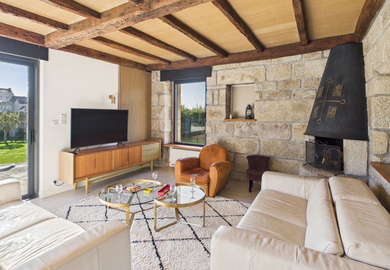 Casa en Pont-l´Abbé - Vista al río – Casa grande con jardín para 10 