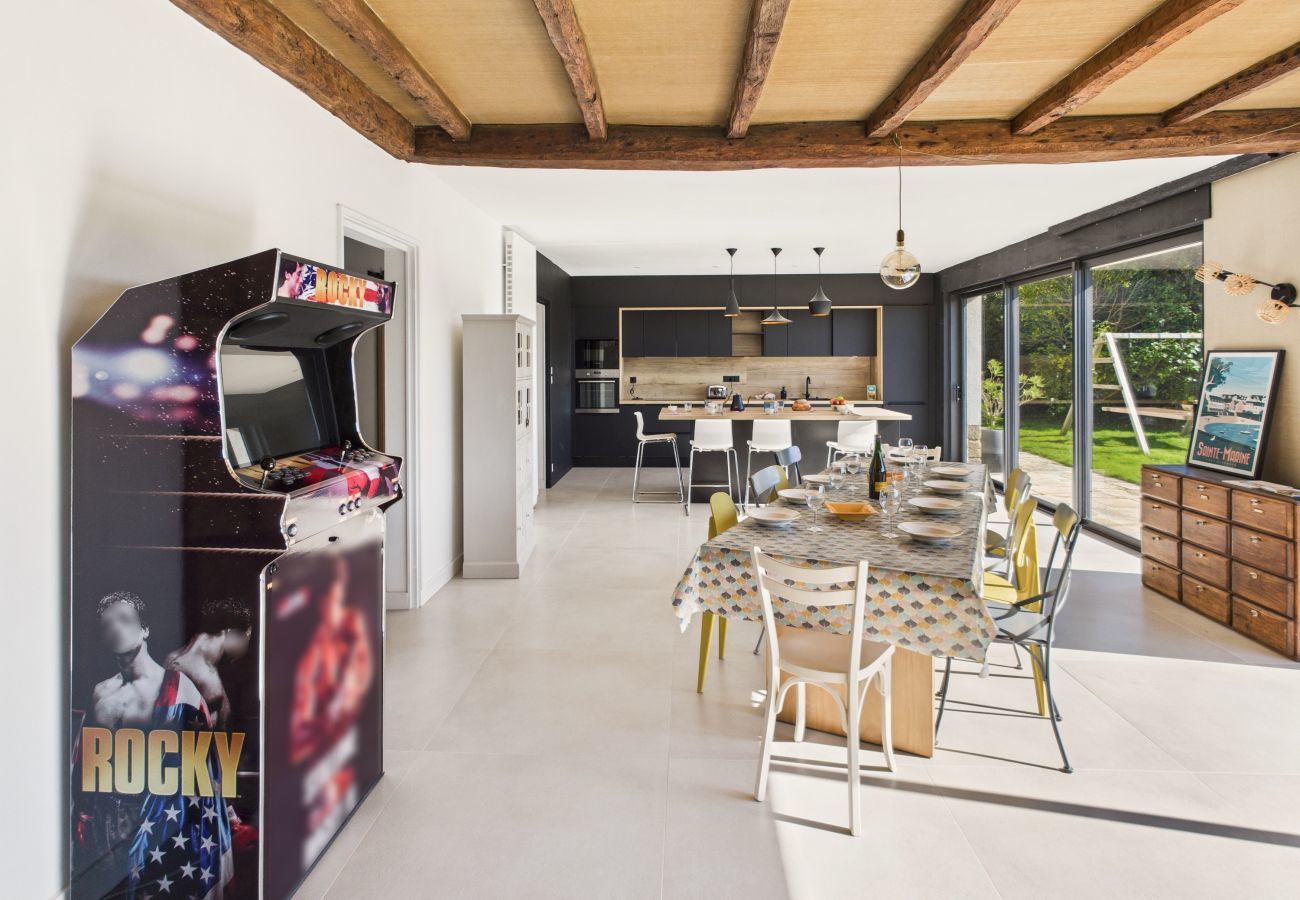 Casa en Pont-l´Abbé - Vista al río – Casa grande con jardín para 10 