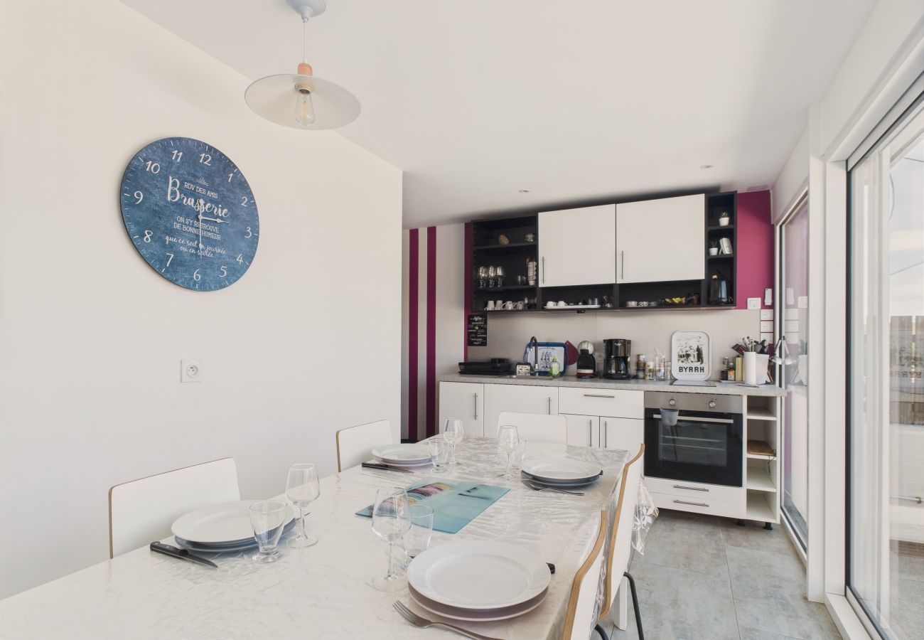 Apartamento en Saint-Hilaire-de-Riez - A 20 m de la playa, apartamento para 4, terraza
