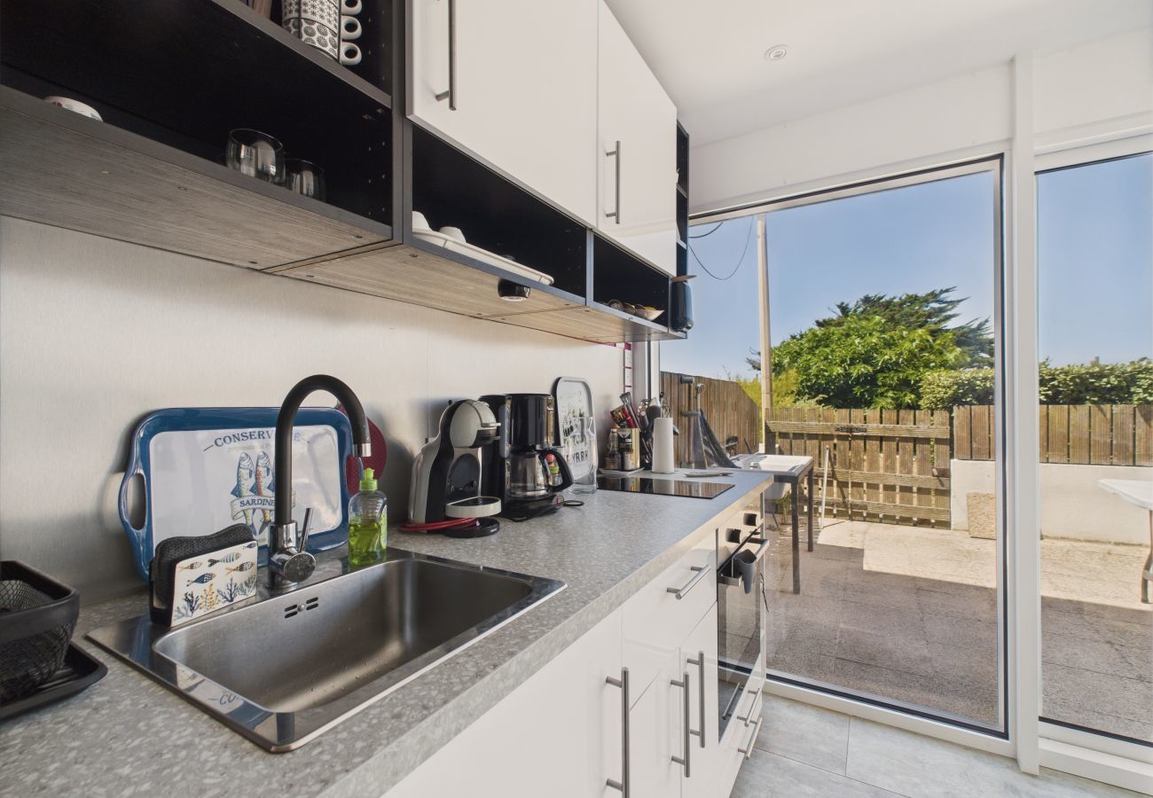 Apartamento en Saint-Hilaire-de-Riez - A 20 m de la playa, apartamento para 4, terraza