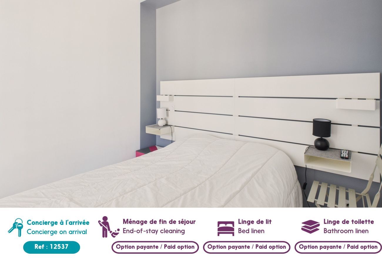 Apartamento en Saint-Hilaire-de-Riez - A 20 m de la playa, apartamento para 4, terraza