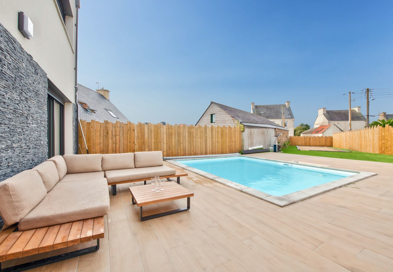 Casa en Plouguerneau - Villa para 9 - Piscina climatizada - Jacuzzi