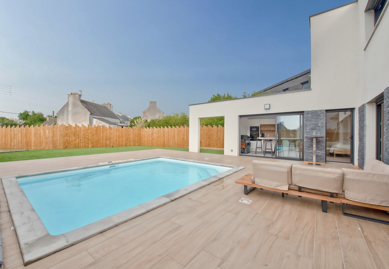 Casa en Plouguerneau - Villa para 9 - Piscina climatizada - Jacuzzi