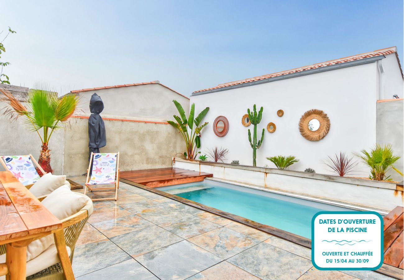 Casa en Noirmoutier-en-l´Ile - Piscina climatizada – Casa para 6 adultos  2 niños