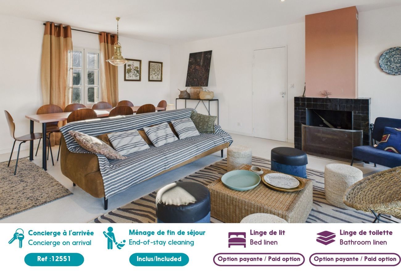 Casa en Saint-Clément-des-Baleines - 400m de la playa, jardín, casa para 8 personas