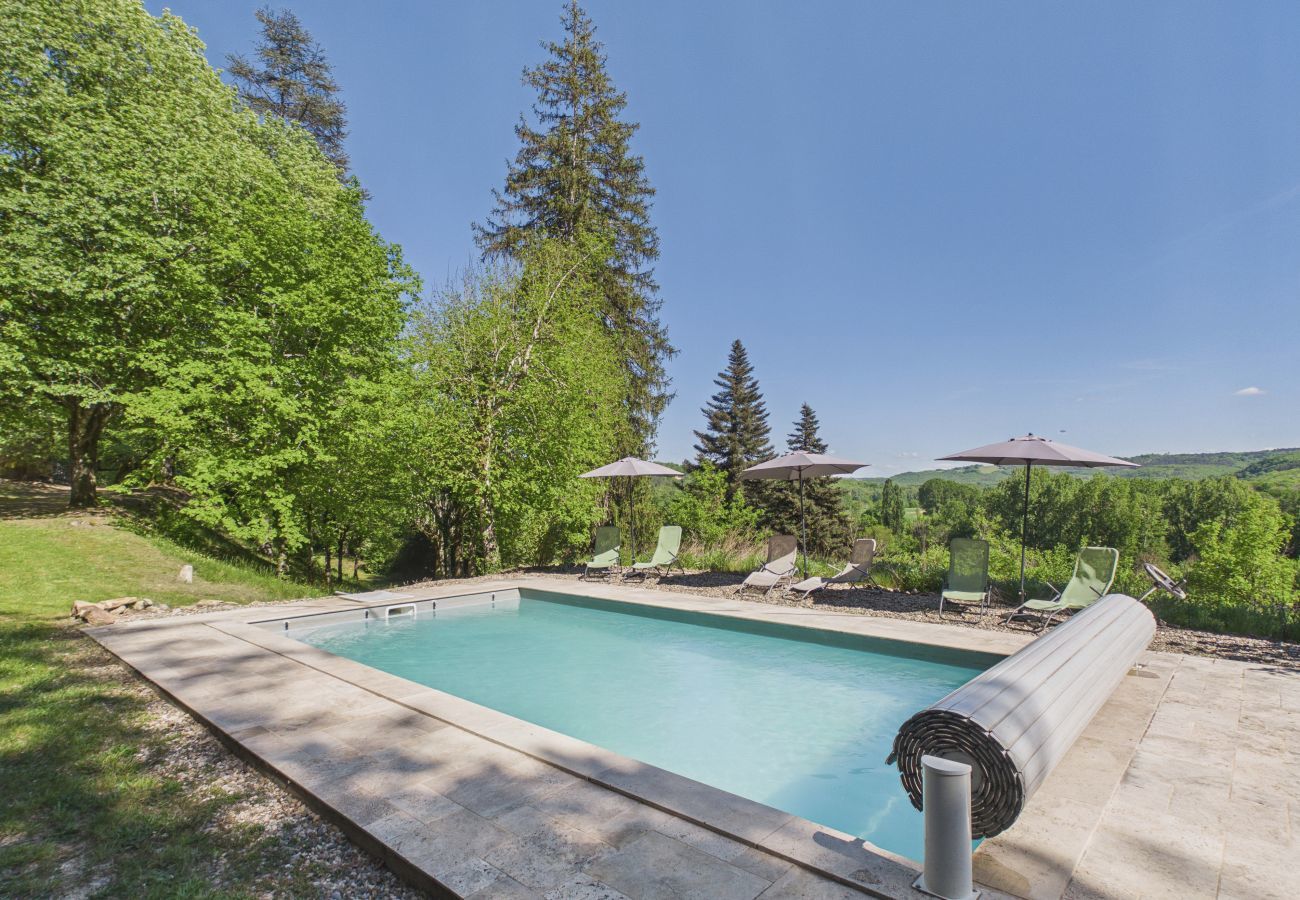 Casa en Saint-Léon-sur-Vézère - Gran Mansión con Terraza y Piscina para 10 