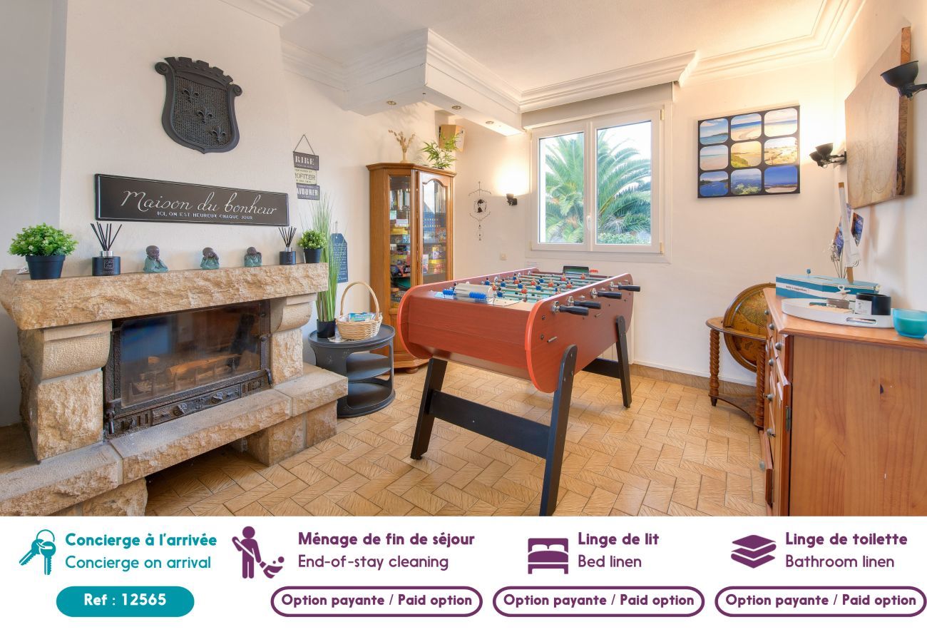 Casa en Plouguerneau - Casa para 6 con Gran Jardín – Cerca del Centro