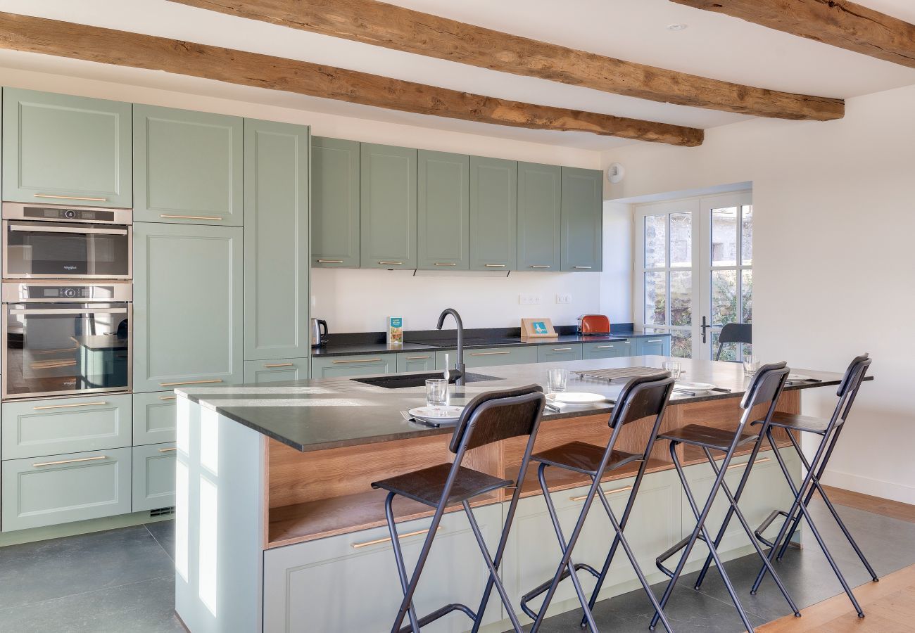 Casa en Tréméreuc - Casa para 12 con amplio jardín y piscina