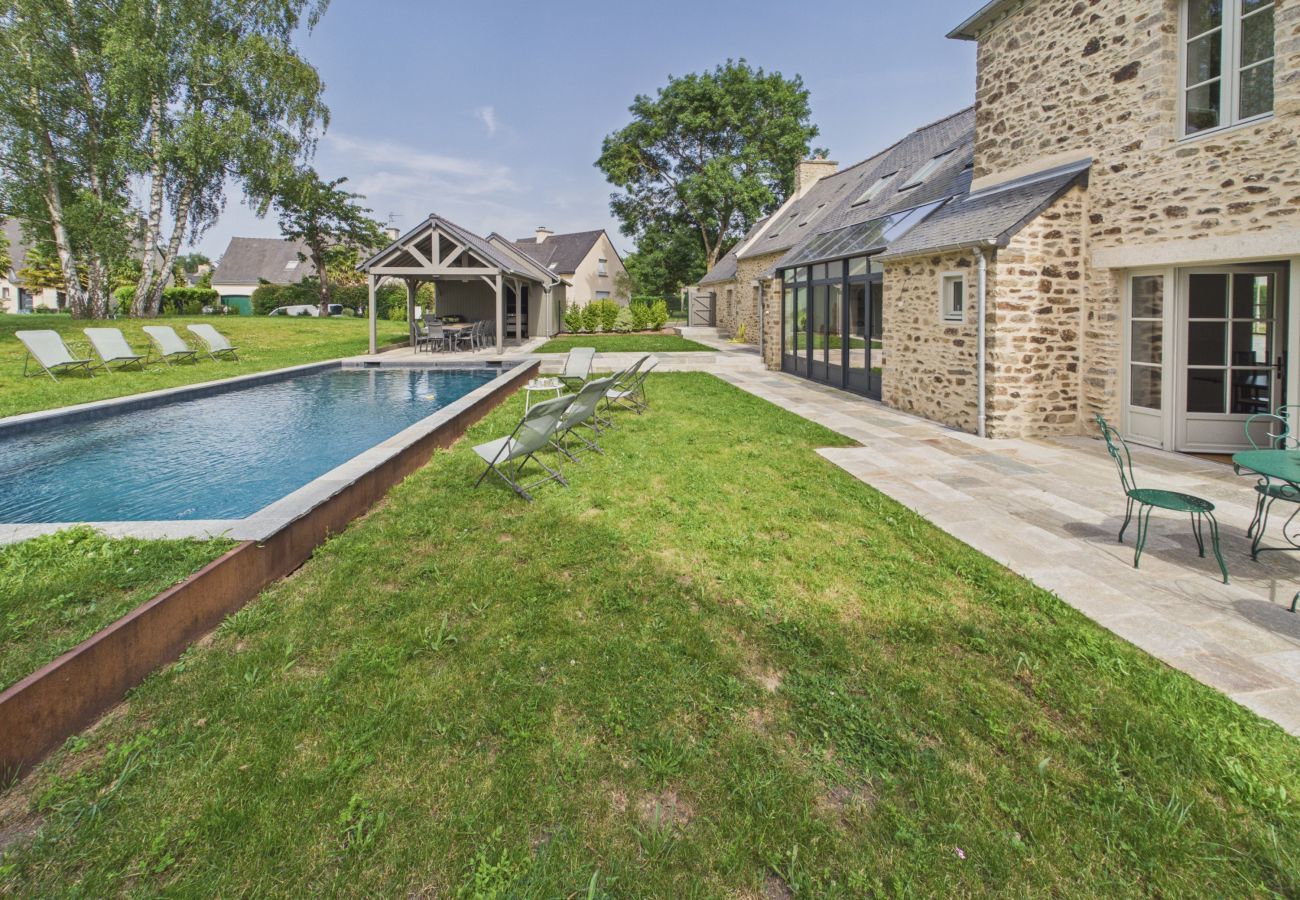 Casa en Tréméreuc - Casa para 12 con amplio jardín y piscina