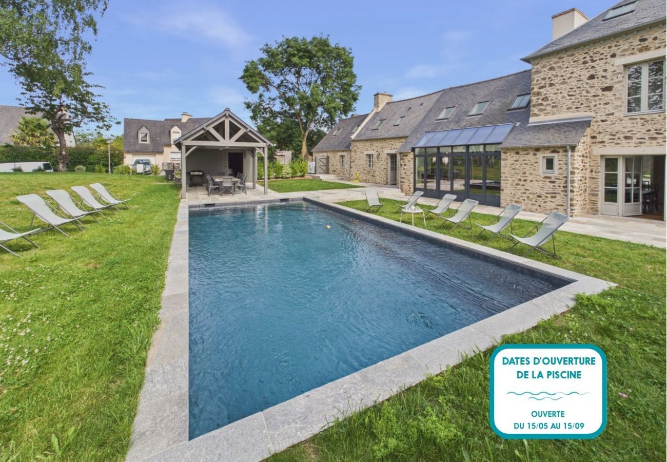 Casa en Tréméreuc - Casa para 12 con amplio jardín y piscina