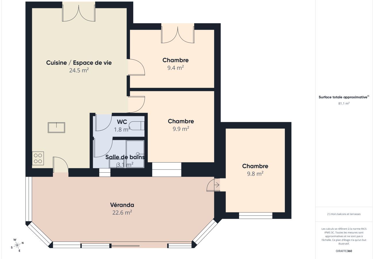 Casa en Saint-Vincent-sur-Jard - 500m playa, casa con jardín para 6