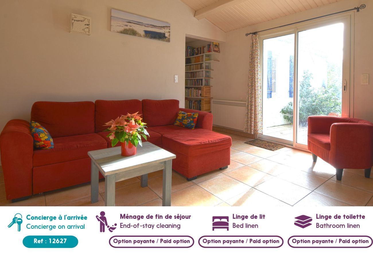 Casa en Barbâtre - A 500 m del mar, jardín, 6 adultos y 1 niño