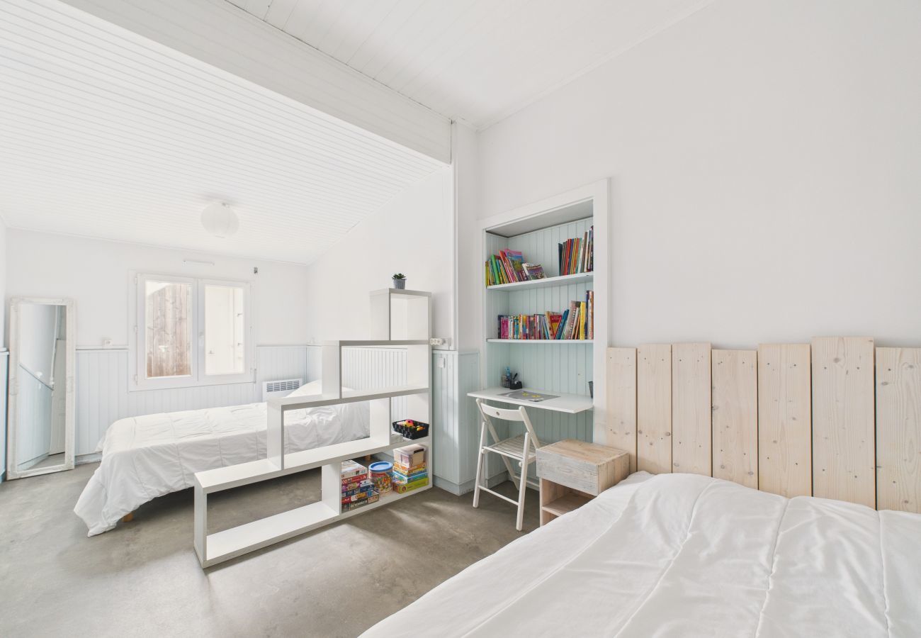 Casa en Saint-Michel-Chef-Chef - Casa a 50m del mar, para 8 adultos y 3 niños