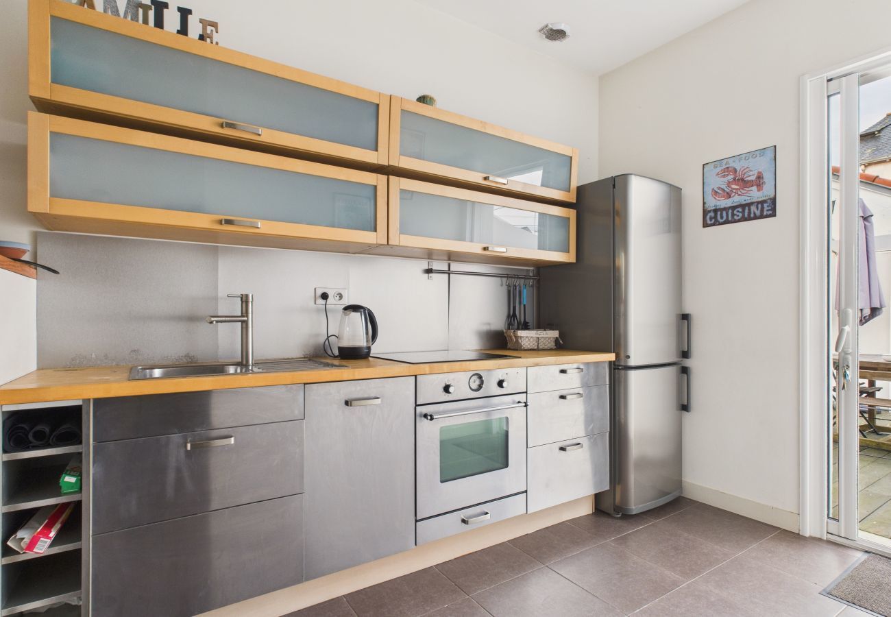 Casa en Le Pouliguen - A 800m de la playa, casa con terraza 6 pers