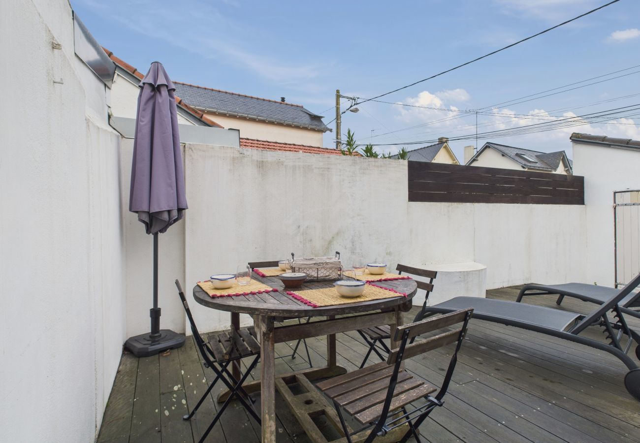 Casa en Le Pouliguen - A 800m de la playa, casa con terraza 6 pers