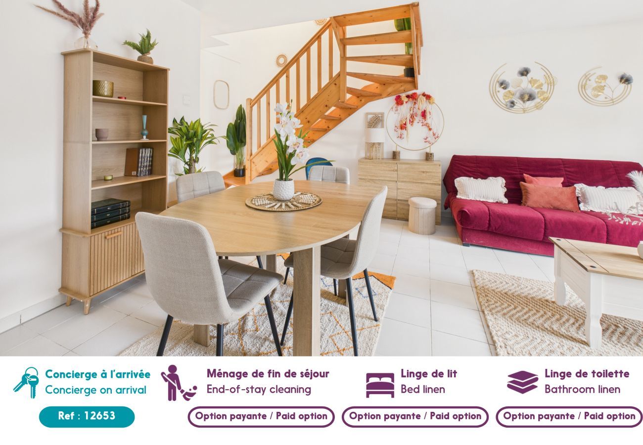 Casa en Terrasson-Lavilledieu - Bonita casa de vacaciones para 6 con jardín cerrado