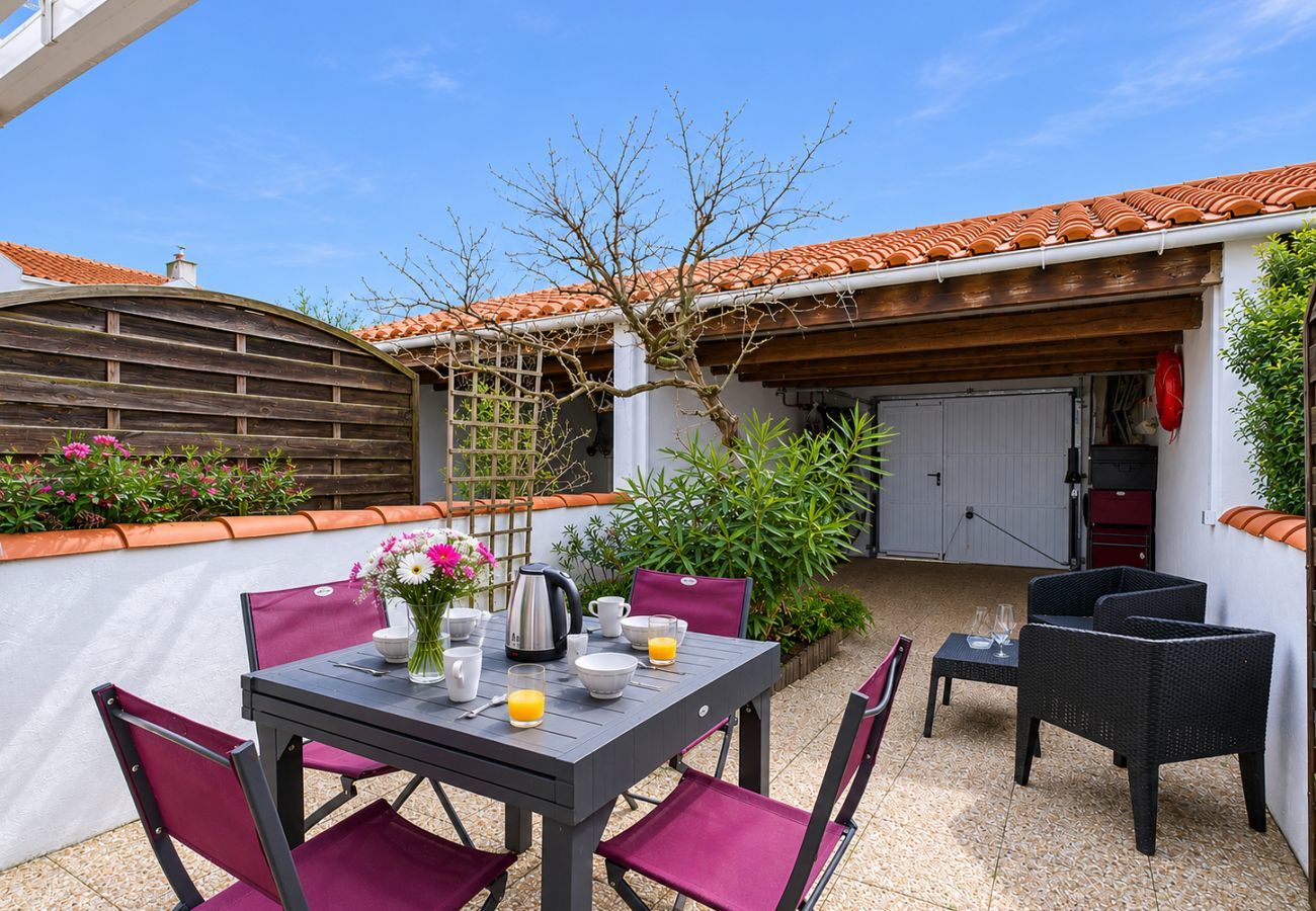 Casa en Saint-Hilaire-de-Riez - A 200m de la playa, barbacoa, terraza, para 4