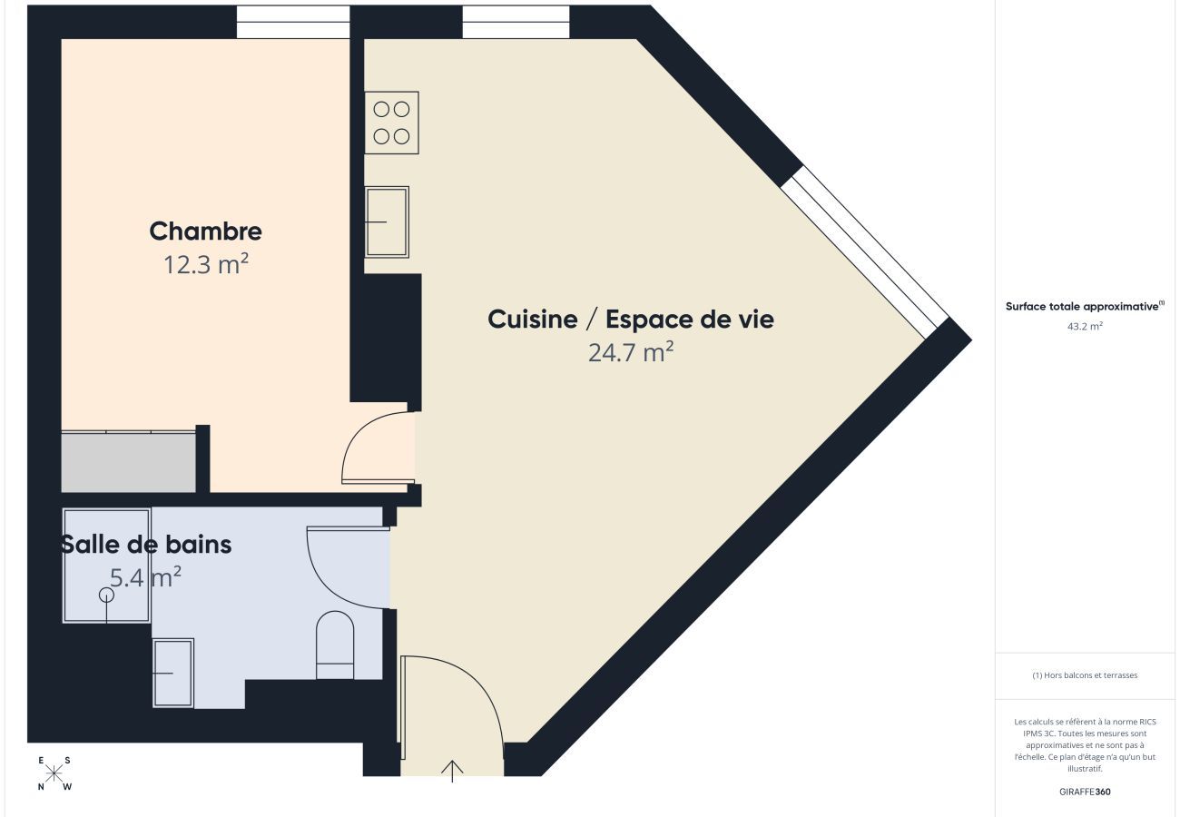Apartamento en Pont-l´Abbé - Cerca del centro de la ciudad – Apartamento para 2 