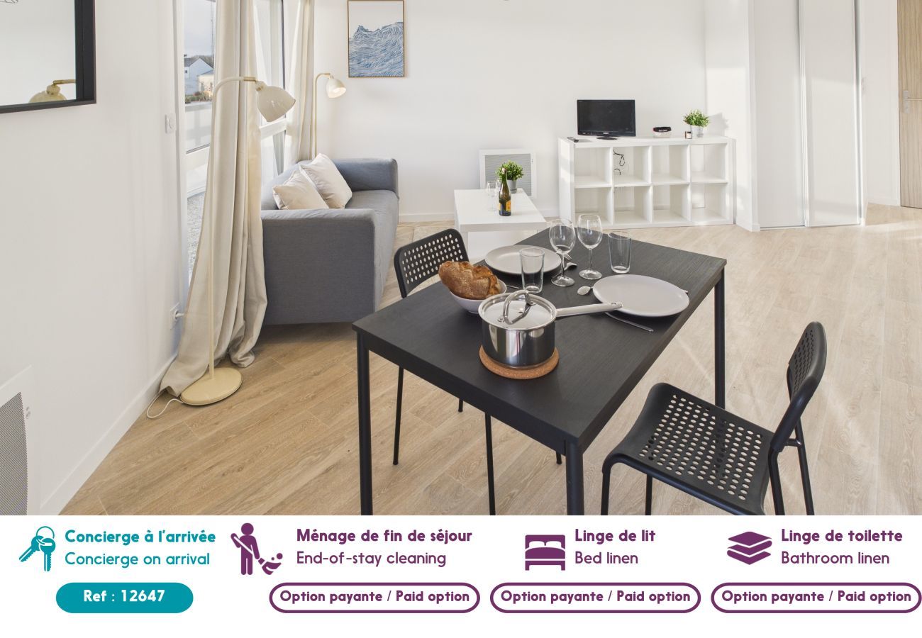 Apartamento en Pont-l´Abbé - Cerca del centro de la ciudad – Apartamento para 2 